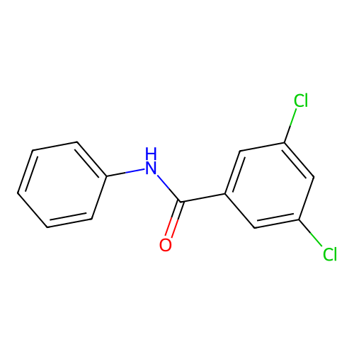 3,5-dichloro-N-phenylbenzamide structure