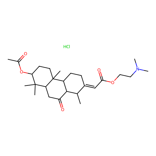 3-Acetylcassaine hydrochloride structure