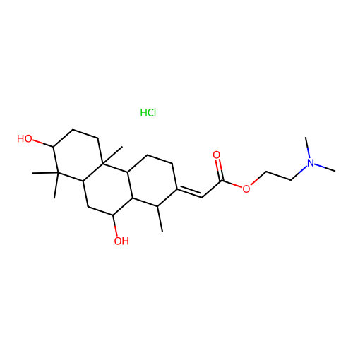 Cassaidine hydrochloride structure