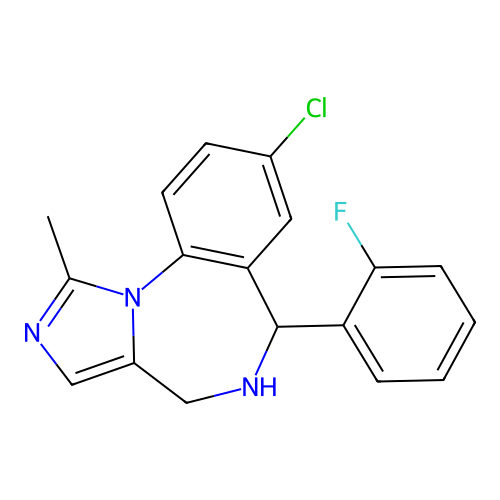 5,6-Dihydromidazolam structure