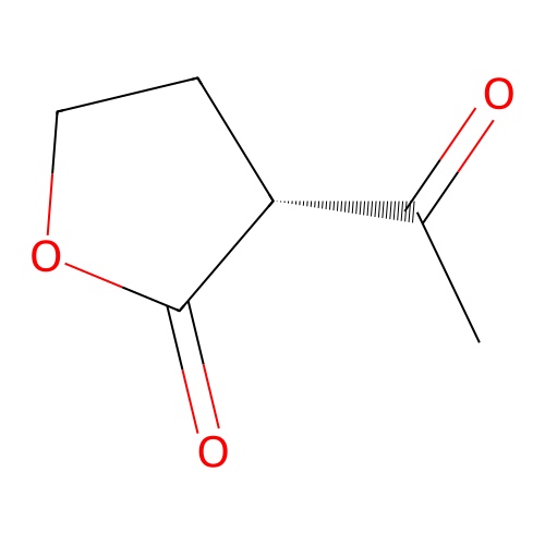 (3R)-3-acetyloxolan-2-one structure