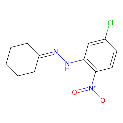 1-(5-Chloro-2-nitrophenyl)-2-cyclohexylidenehydrazine structure