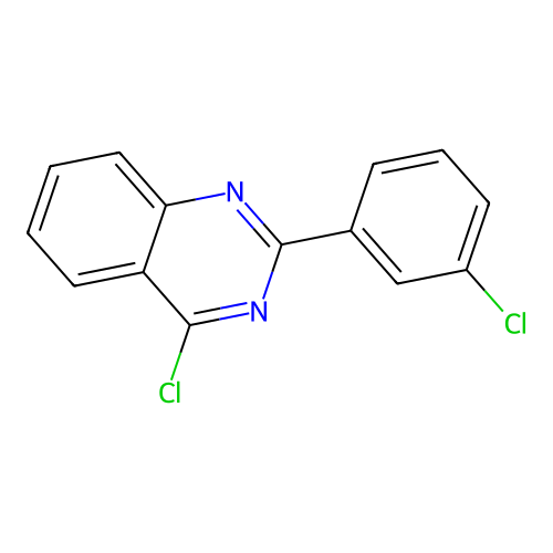 4-Chloro-2-(3-chlorophenyl)quinazoline structure