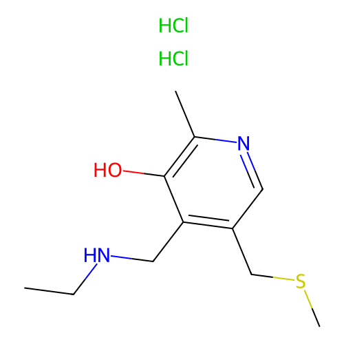 Tamitinol dihydrochloride structure