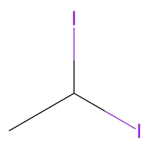1,1-二碘乙烷 structure