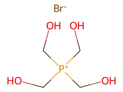 Tetrakis(hydroxymethyl)phosphonium bromide structure