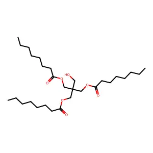 Pentaerythrityl tricaprylate structure