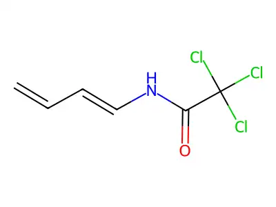 Acetamide, N-1,3-butadienyl-2,2,2-trichloro-, (E)- structure