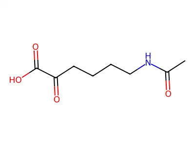 6-Acetamido-3-oxohexanoic acid structure