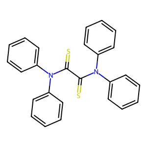 Ethanedithioamide, tetraphenyl- structure
