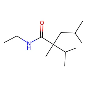 N-乙基-2-异丙基-2,4-二甲基戊酰胺 structure