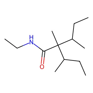 2-仲丁基-N-乙基-2,3-二甲基戊酰胺 structure