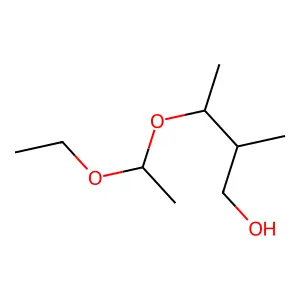 1-Butanol, 3-(1-ethoxyethoxy)-2-methyl- structure