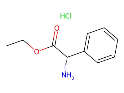 Ethyl 2-Amino-2-Phenylacetate Hydrochloride structure