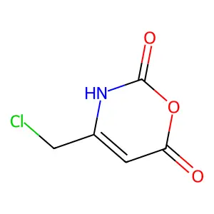 4-Chloromethyl-2H-1,3-oxazine-3H-2,6-dione structure