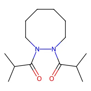 2-Methyl-1-[2-(2-methylpropanoyl)diazocan-1-yl]propan-1-one structure