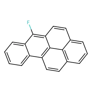 6-Fluorobenzo(a)pyrene structure