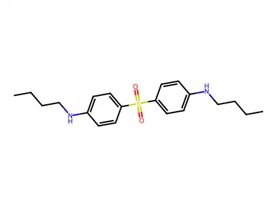 4,4'-Dibutyrylaminodiphenyl sulfone structure