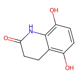 2(1H)-Quinolinone, 3,4-dihydro-5,8-dihydroxy- structure