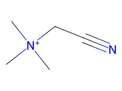 Methanaminium, 1-cyano-N,N,N-trimethyl- structure