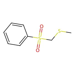 Methylthiomethyl phenyl sulfone structure