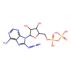 8-叠氮腺苷5'-三氢二磷酸 structure