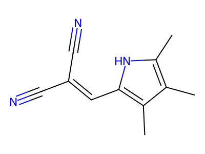 2-(2,2-Dicyanovinyl)-3,4,5-trimethylpyrrole structure