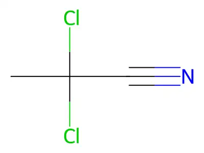 2,2-Dichloropropanenitrile structure