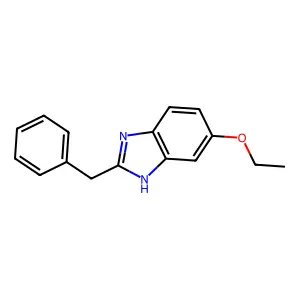 2-benzyl-6-ethoxy-1H-benzimidazole structure