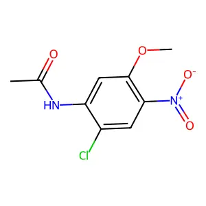 N-(2-Chloro-5-methoxy-4-nitrophenyl)acetamide structure
