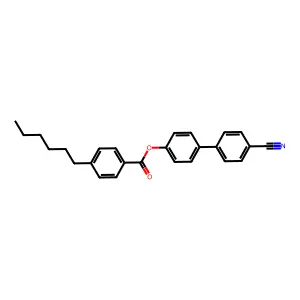 [4-(4-Cyanophenyl)phenyl] 4-hexylbenzoate structure