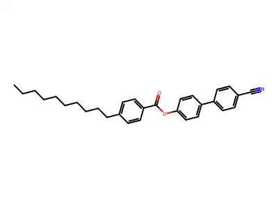 [4-(4-Cyanophenyl)phenyl] 4-decylbenzoate structure