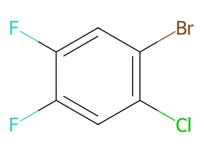 1-Bromo-2-chloro-4,5-difluorobenzene structure