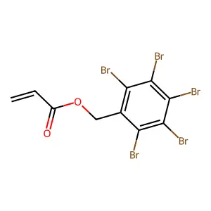2-Propenoic acid, (2,3,4,5,6-pentabromophenyl)methyl ester structure