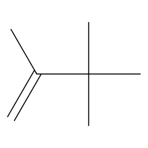 2,3,3-Trimethylbut-1-ene structure