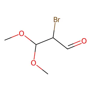 Propanal, 2-bromo-3,3-dimethoxy- structure