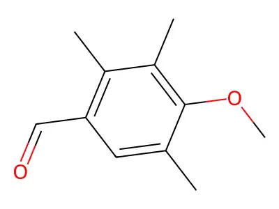 4-Methoxy-2,3,5-trimethylbenzaldehyde structure