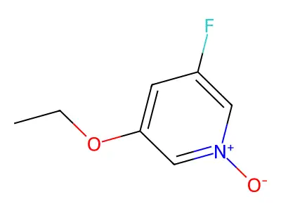 3-Ethoxy-5-fluoropyridine 1-oxide structure