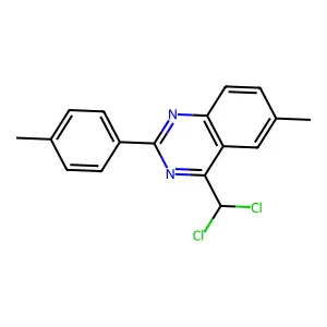 4-(Dichloromethyl)-6-methyl-2-(4-methylphenyl)quinazoline structure