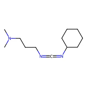 3-(cyclohexyliminomethylideneamino)-N,N-dimethylpropan-1-amine structure