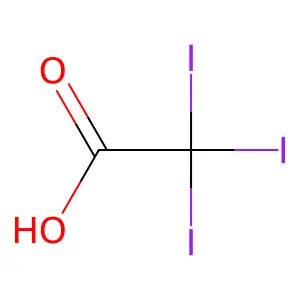 三碘乙酸 structure
