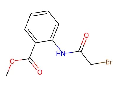 Methyl 2-(2-bromoacetamido)benzoate structure