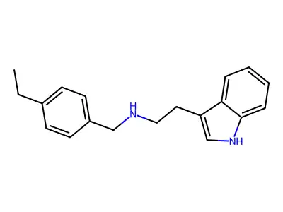 (4-Ethylbenzyl)[2-(1H-indol-3-YL)ethyl]amine structure
