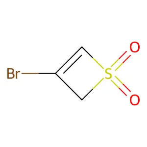 3-Bromo-1lambda~6~-thiete-1,1(2H)-dione structure