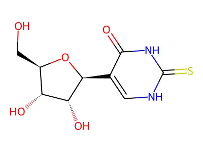 2-Thiopseudouridine structure