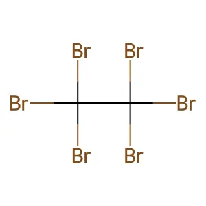 六溴乙烷 structure