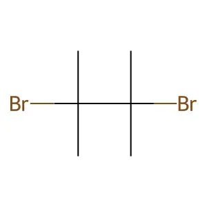 2,3-Dibromo-2,3-dimethylbutane structure