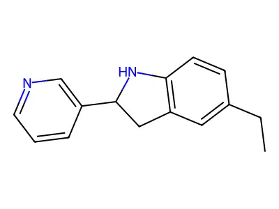 5-Ethyl-2-(pyridin-3-yl)indoline structure
