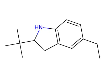 2-(tert-Butyl)-5-ethylindoline structure