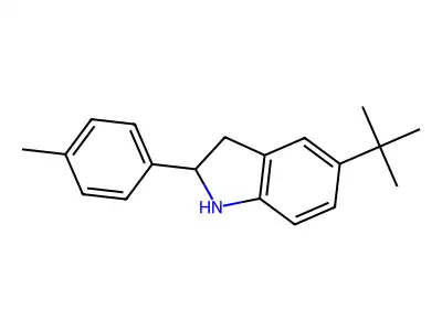 5-(tert-Butyl)-2-(p-tolyl)indoline structure